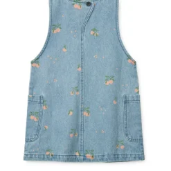 Angelica Mønstret Denimkjole