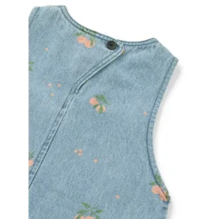 Angelica Mønstret Denimkjole