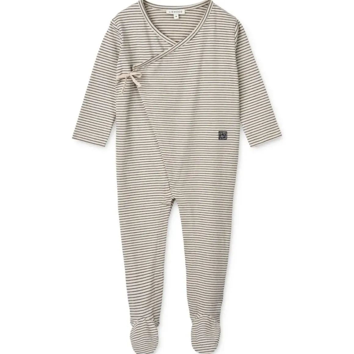 Bolde babyjumpsuit med striber