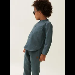 Flynn Hørskjorte Med Snørekrave