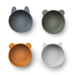 Iggy skåle i silikone 4-pak