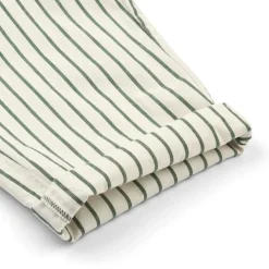 Orlando garnfarvede poplinbukser med striber