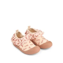 Sanjia Badesko med Flæsedetalje