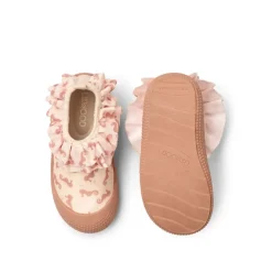 Sanjia Badesko med Flæsedetalje