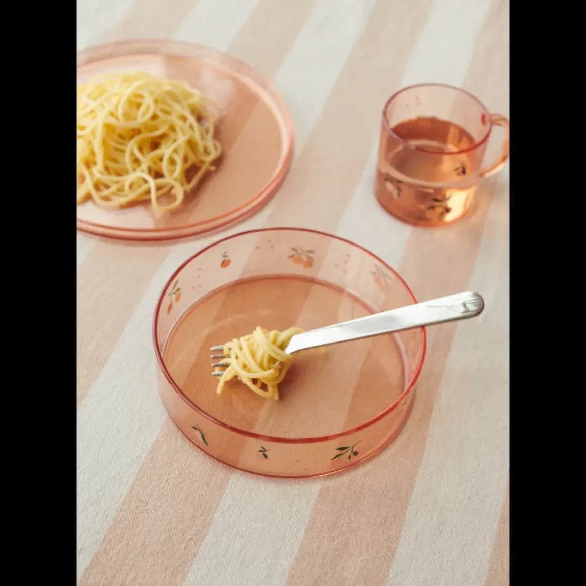 Siva Mønstret Tritan Service Sæt