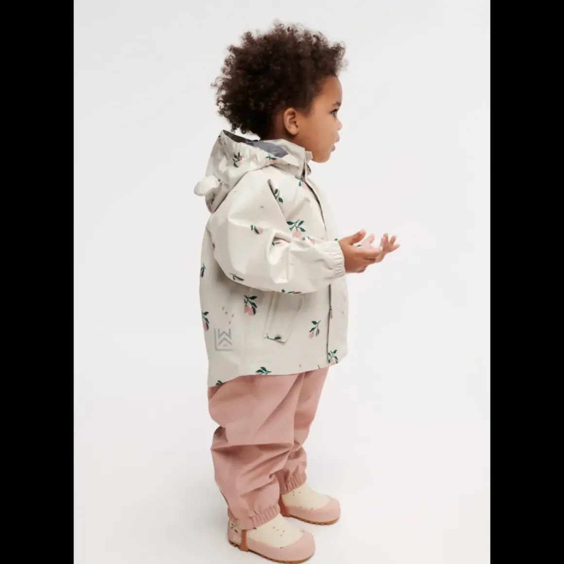 Tekla kort regnstøvle med print