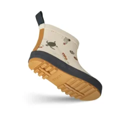 Tekla kort regnstøvle med print