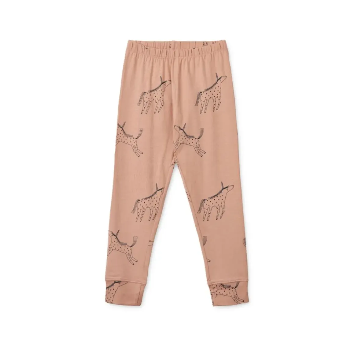 Wilhelm Pyjamassæt Med Flæser Og Print