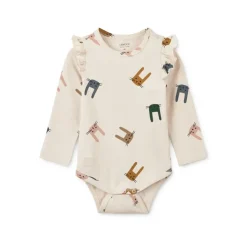 Yanni Baby Langærmet Bodystocking 2-Pak